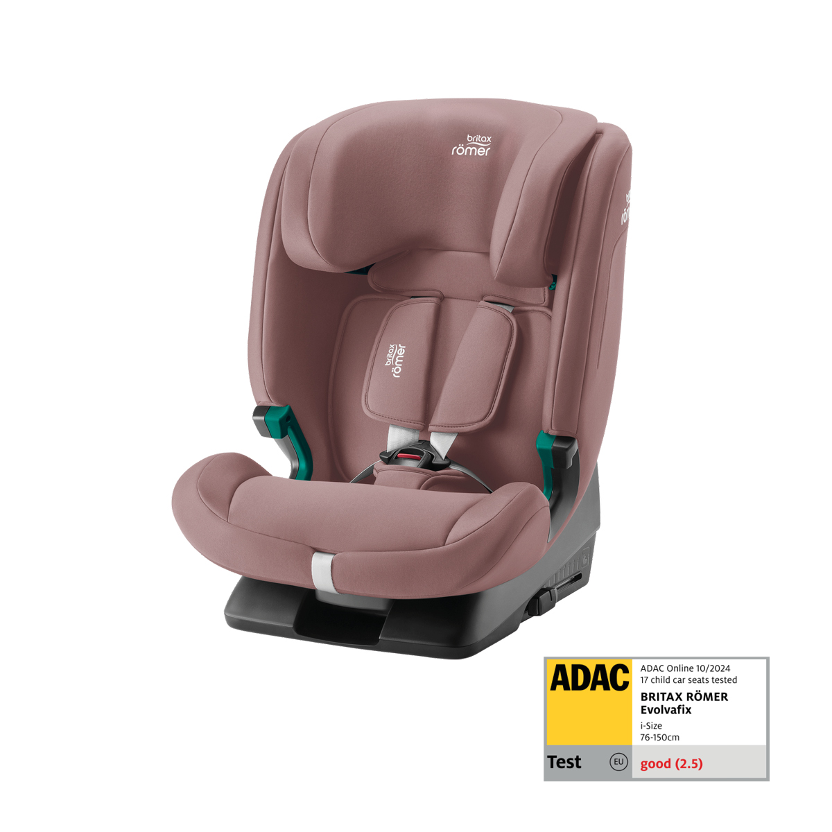 BRITAX Autosedačka Evolvafix, Dusty Rose
