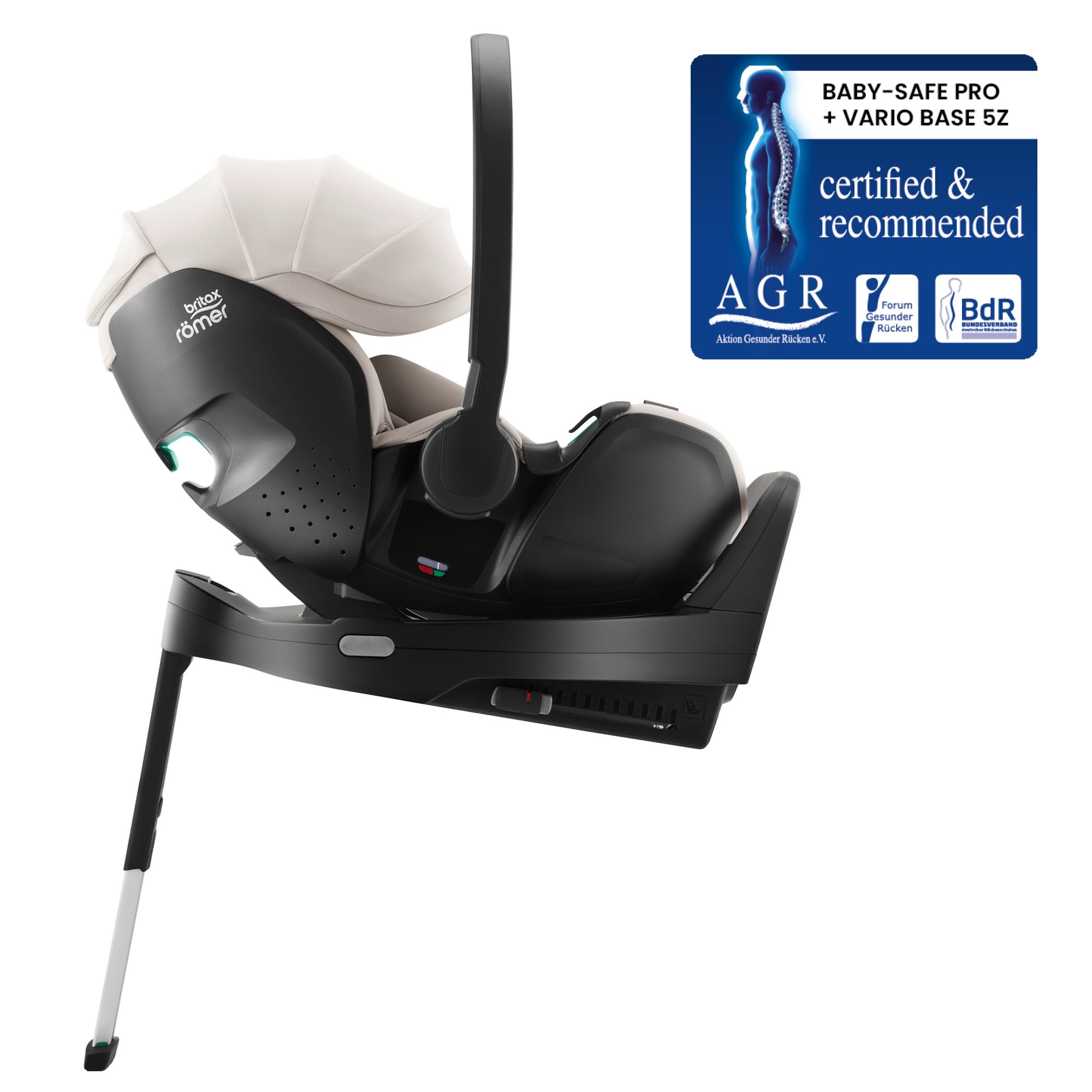 Britax Autosedačka Baby-Safe Pro Vario Base 5Z Bundle Lux, Soft Taupe