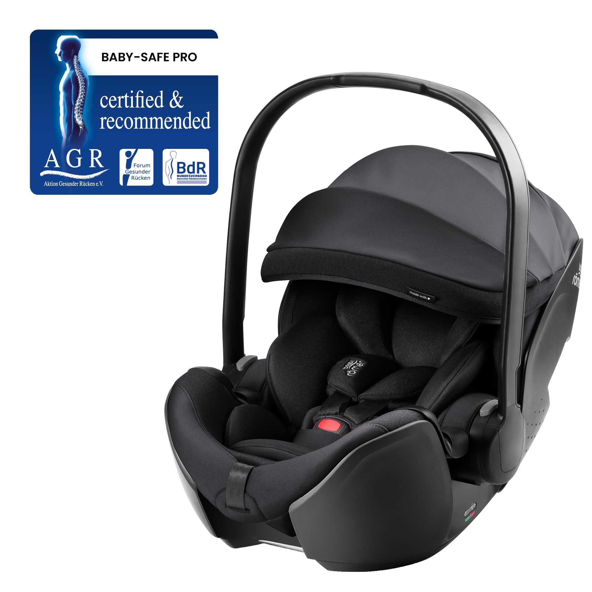 Autosedačka Baby-Safe Pro Style, Carbon Black