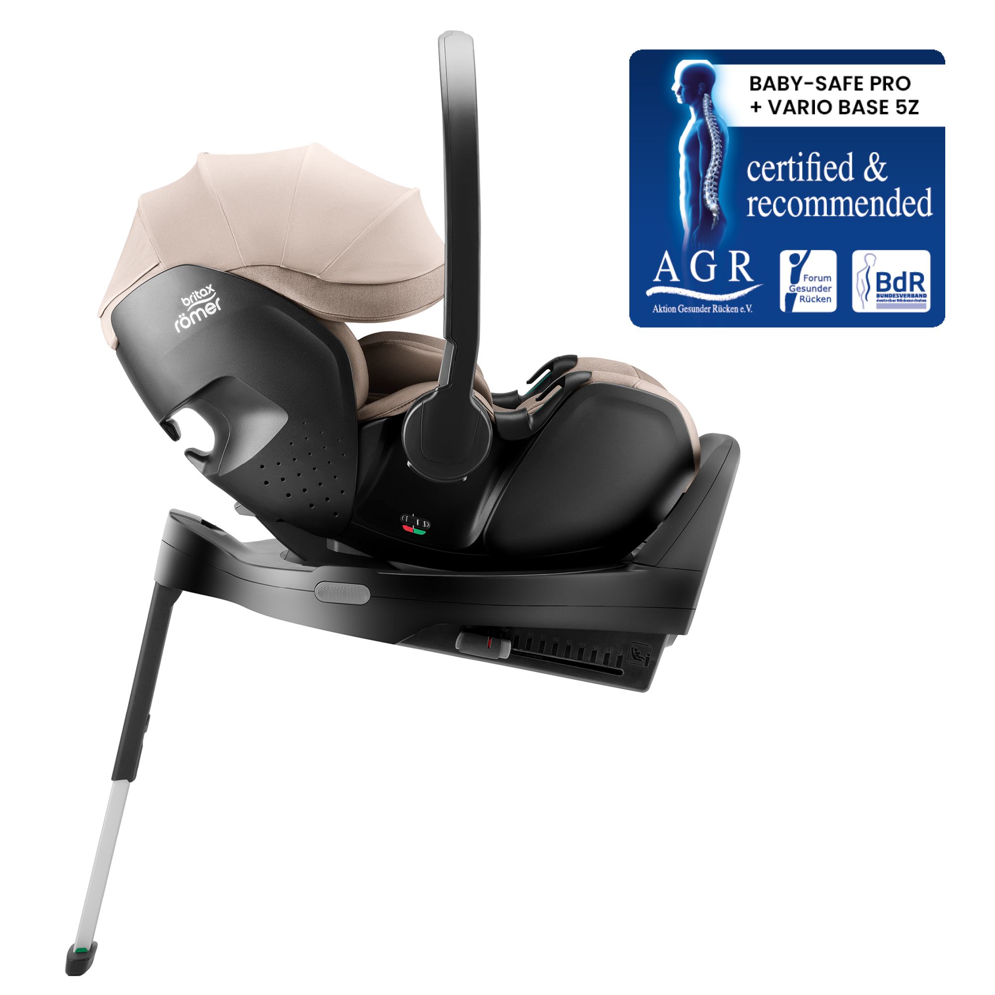 Autosedačka Baby-Safe Pro Vario Base 5Z Bundle Style, Teak