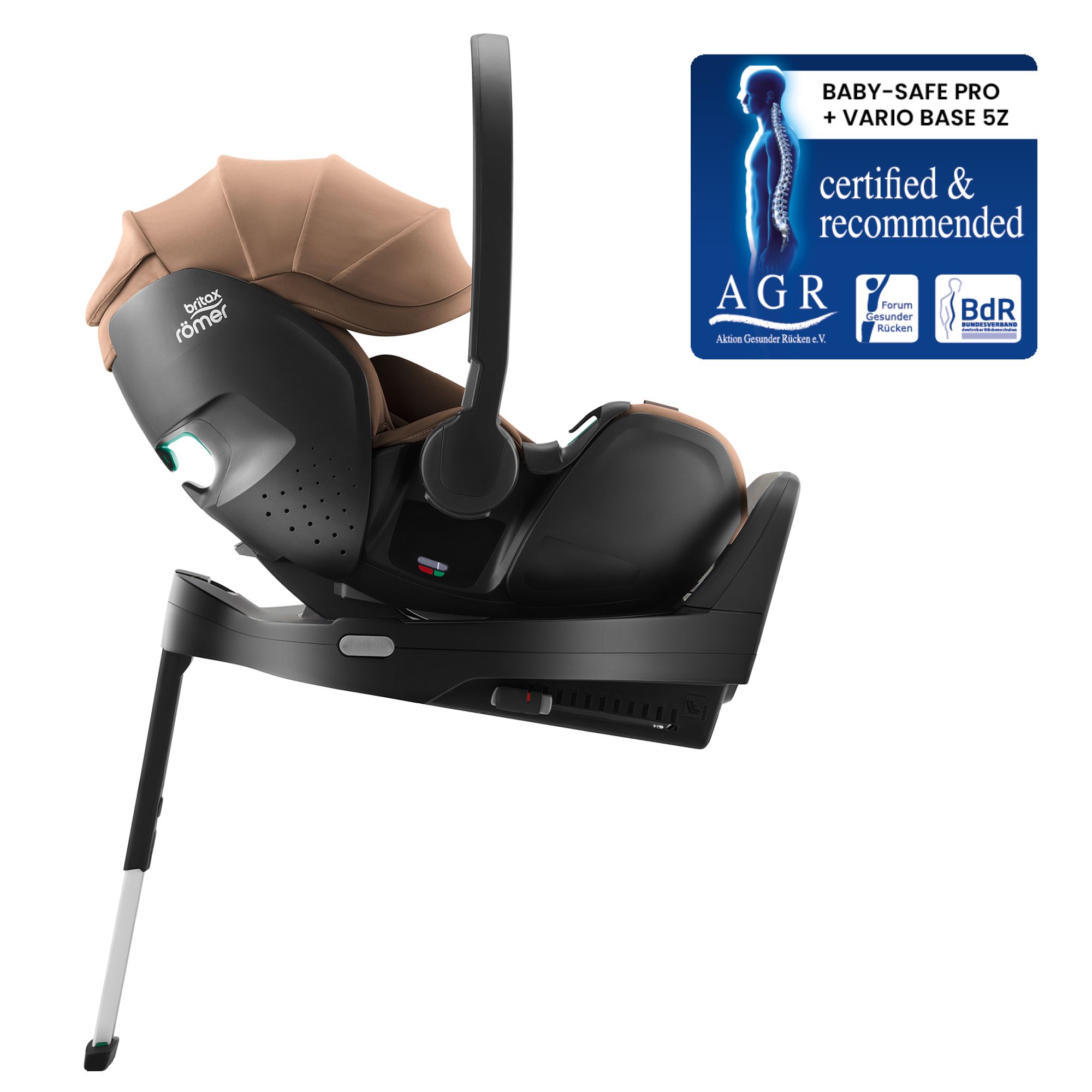 Britax Autosedačka Baby-Safe Pro Vario Base 5Z Bundle Lux, Warm Caramel