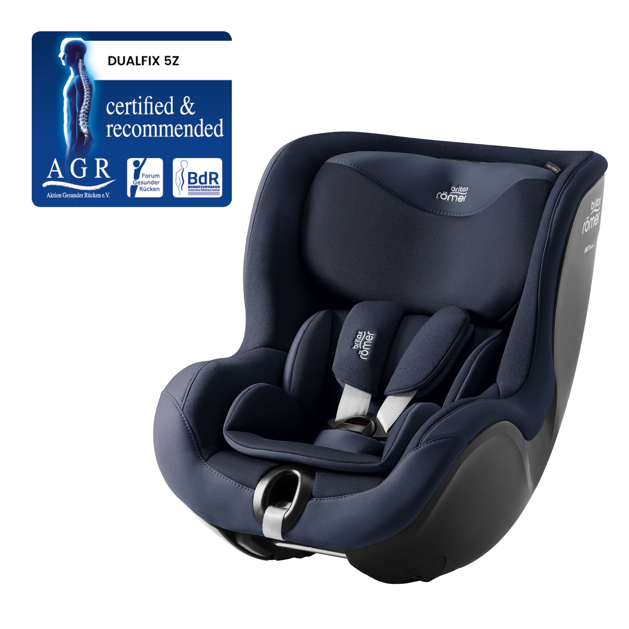 Britax Autosedačka Dualfix 5Z Style, Night Blue Style