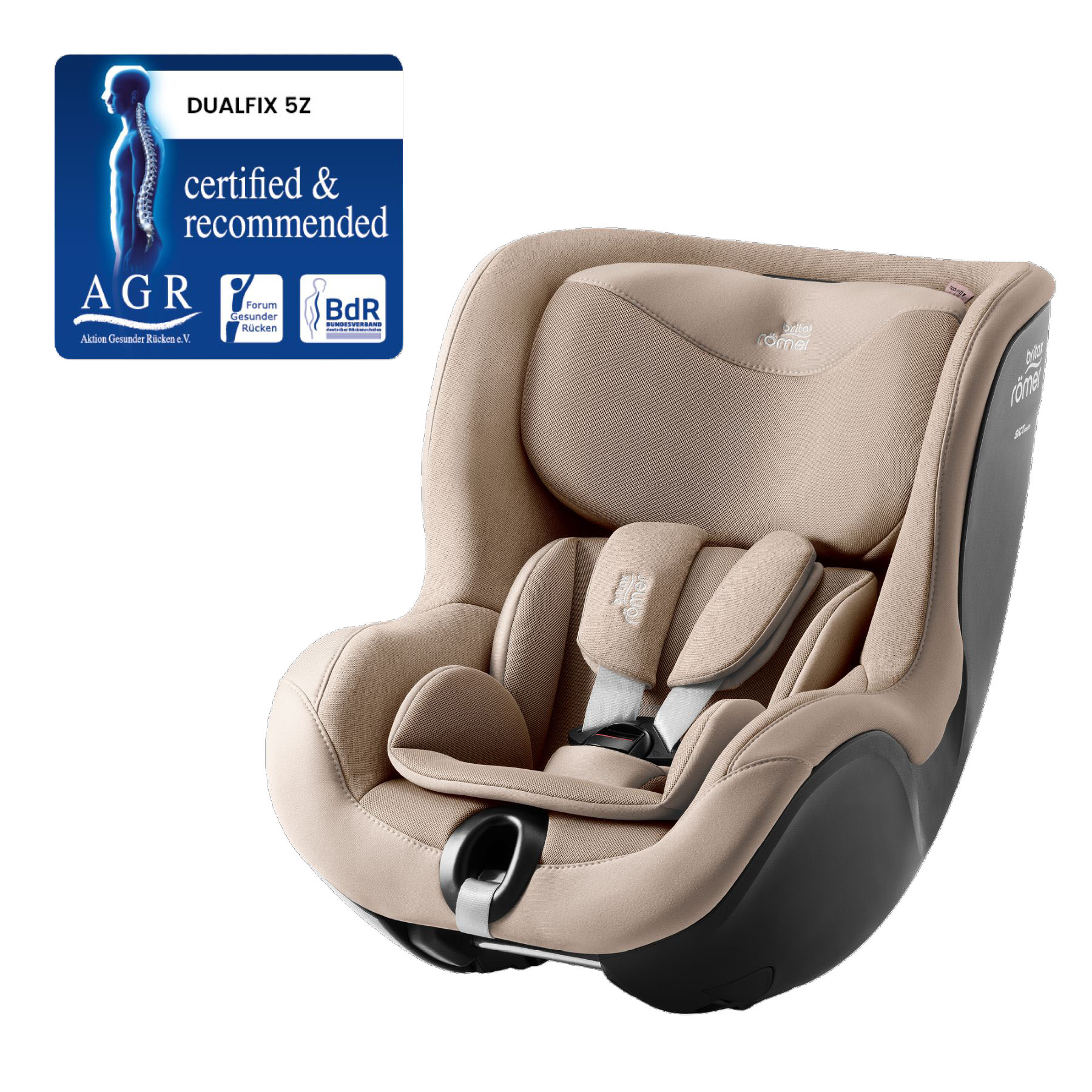 Britax Autosedačka Dualfix 5Z Style, Teak