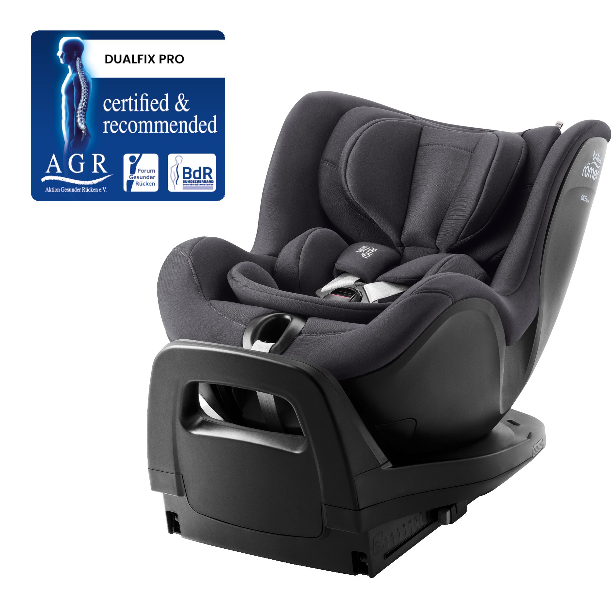 Autosedačka Dualfix Pro Classic, Deep Grey