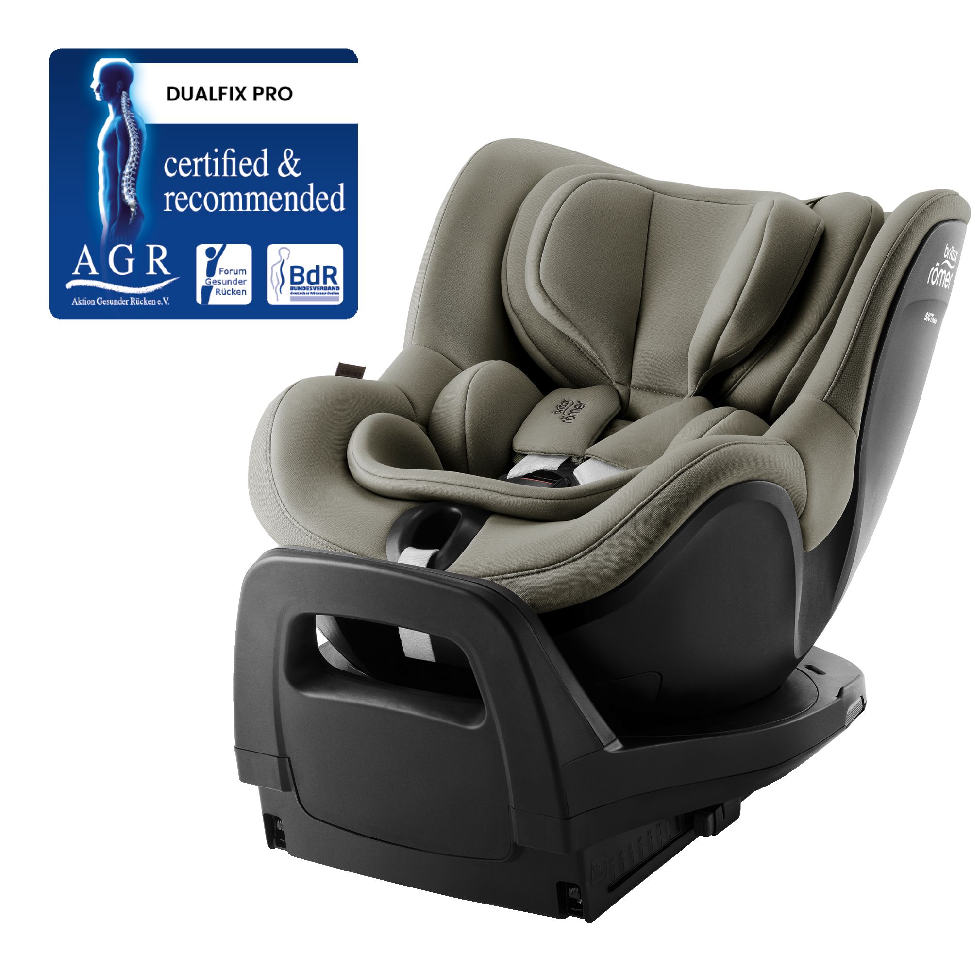 Autosedačka Dualfix Pro Lux, Urban Olive