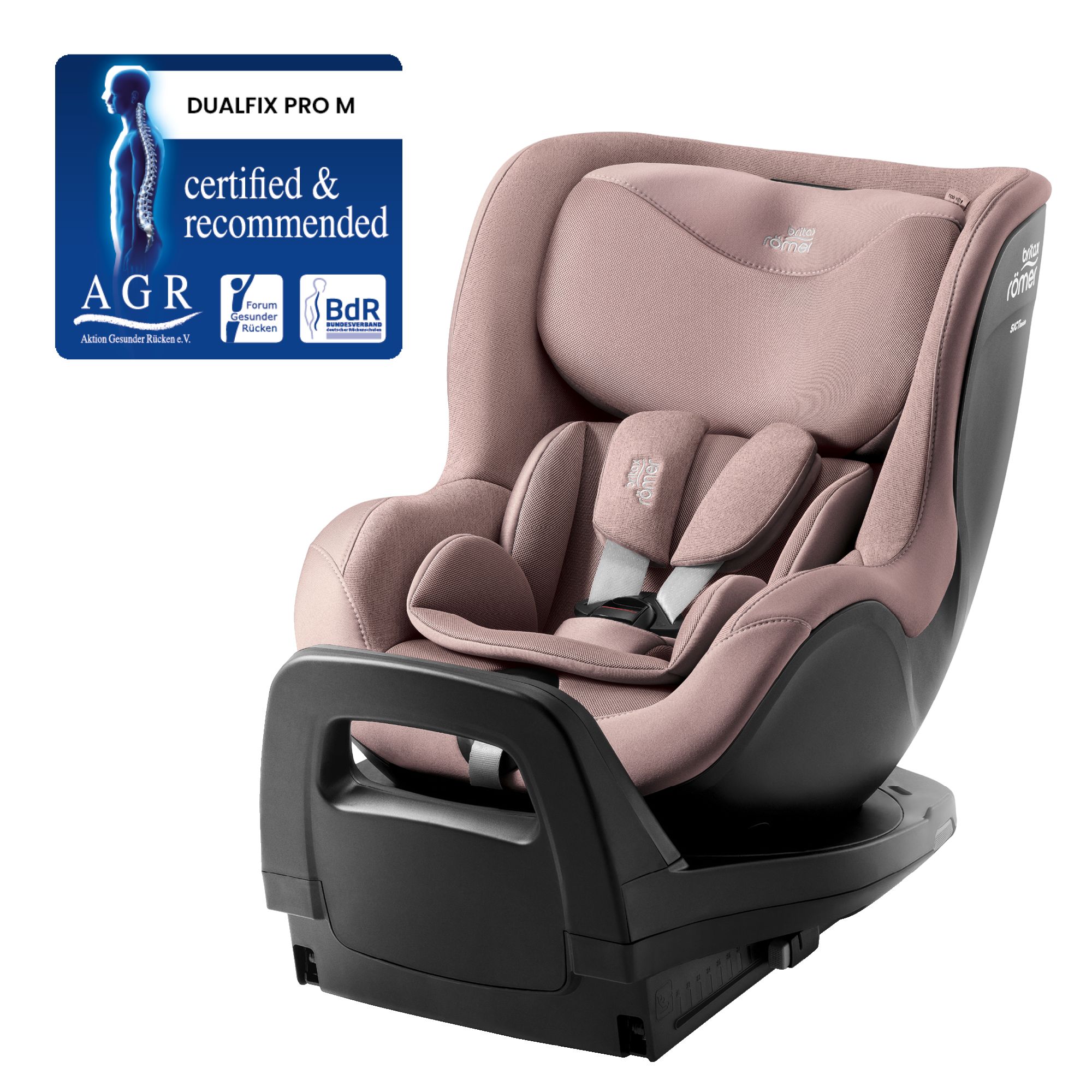 Autosedačka Dualfix Pro M Style, Dusty Rose Style