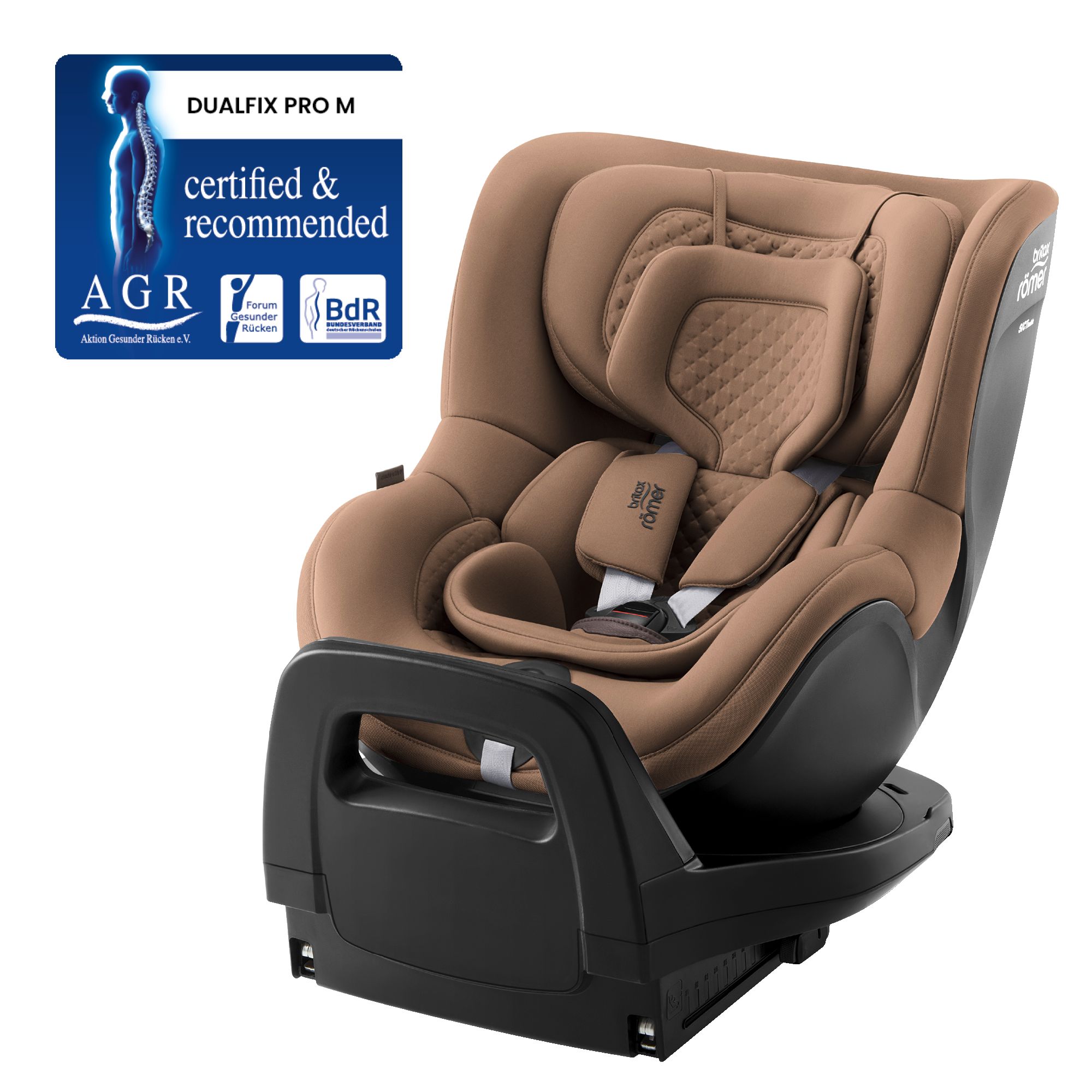 Autosedačka Dualfix Pro M Lux, Warm Caramel