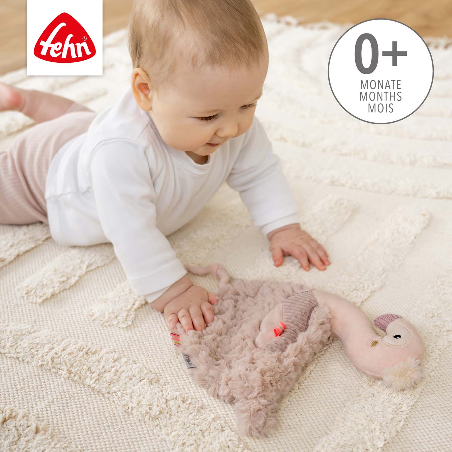 BABY FEHN Muchláček plameňák, Pink