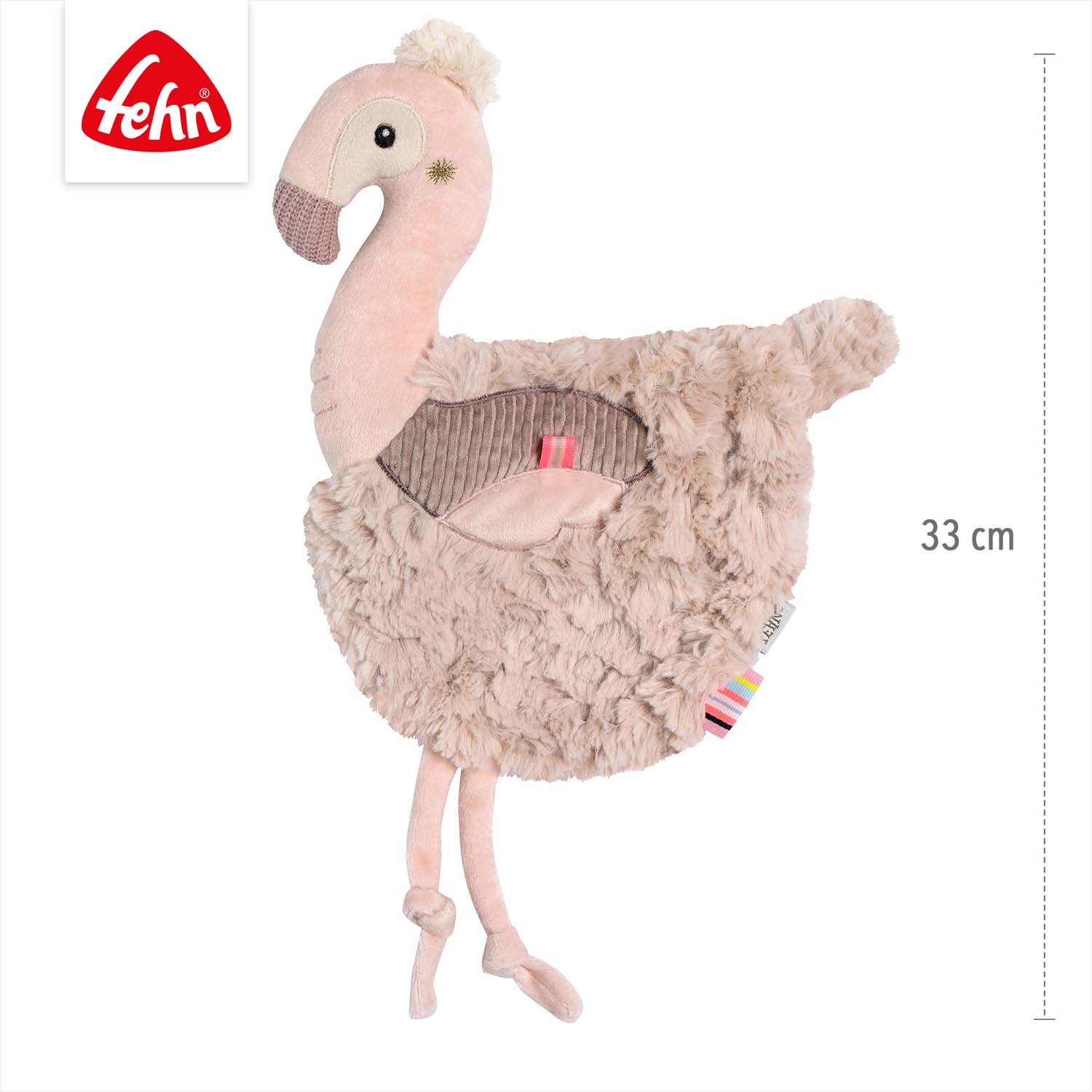 BABY FEHN Muchláček plameňák, Pink