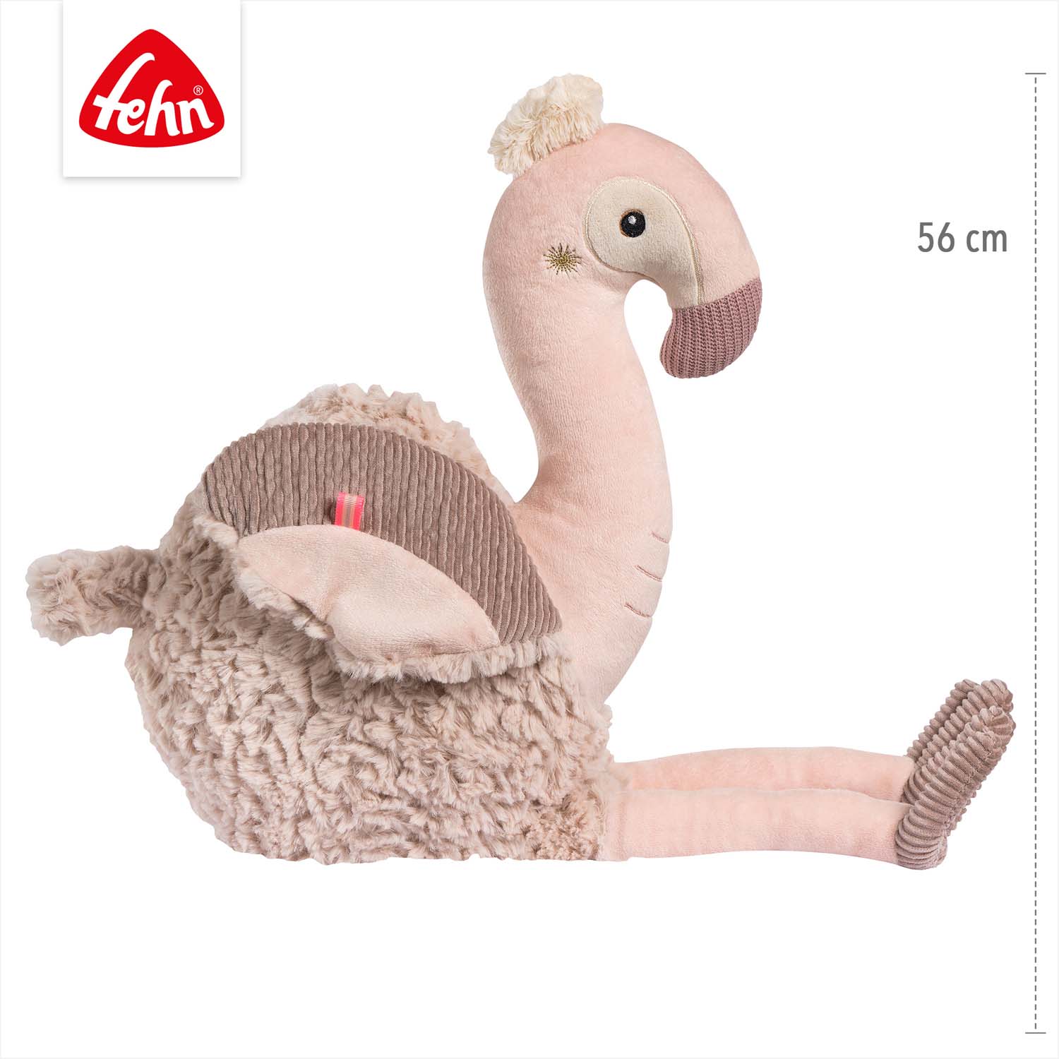 BABY FEHN Muchláček plameňák XL, Pink