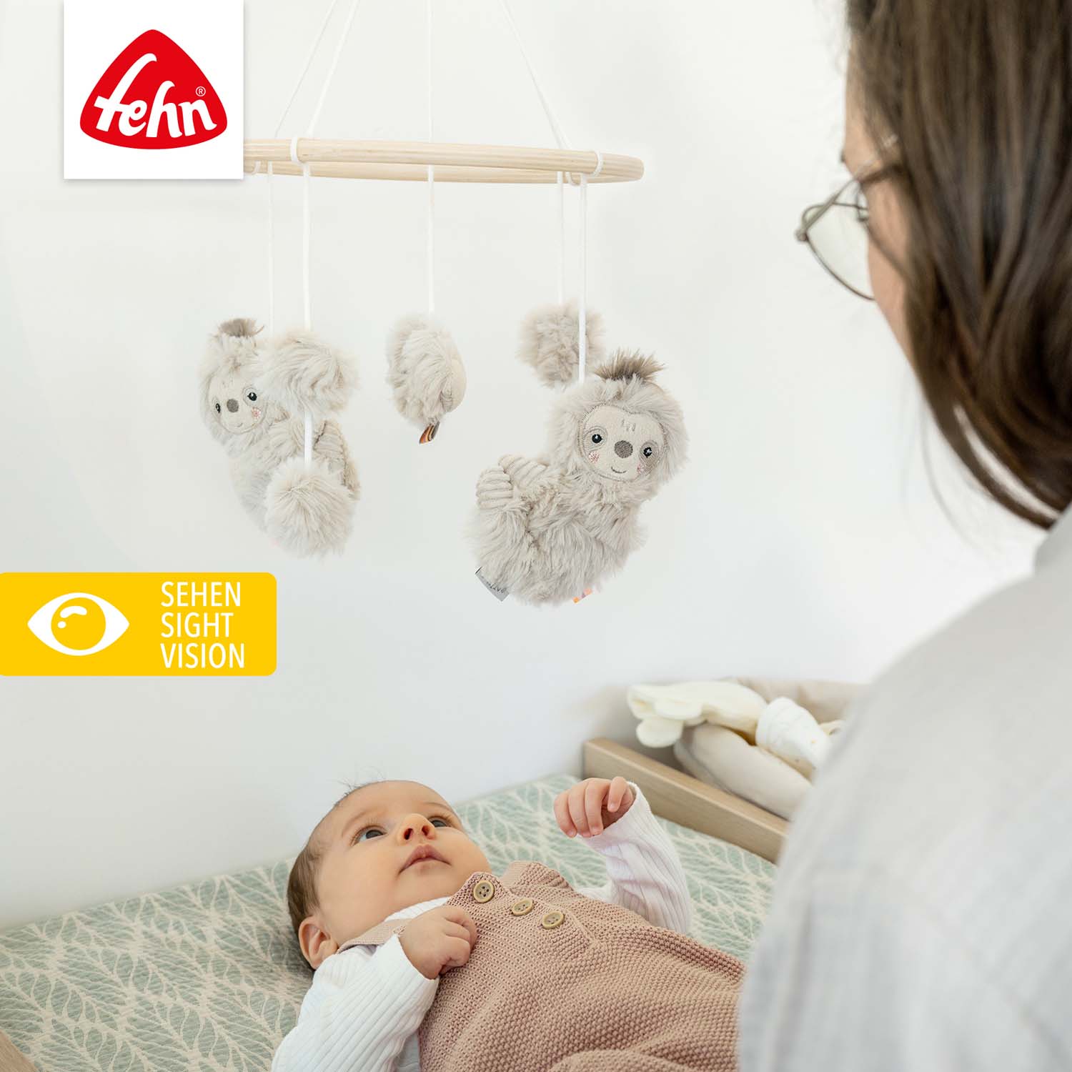 BABY FEHN Dřevěný kolotoč lenochod, Lazy