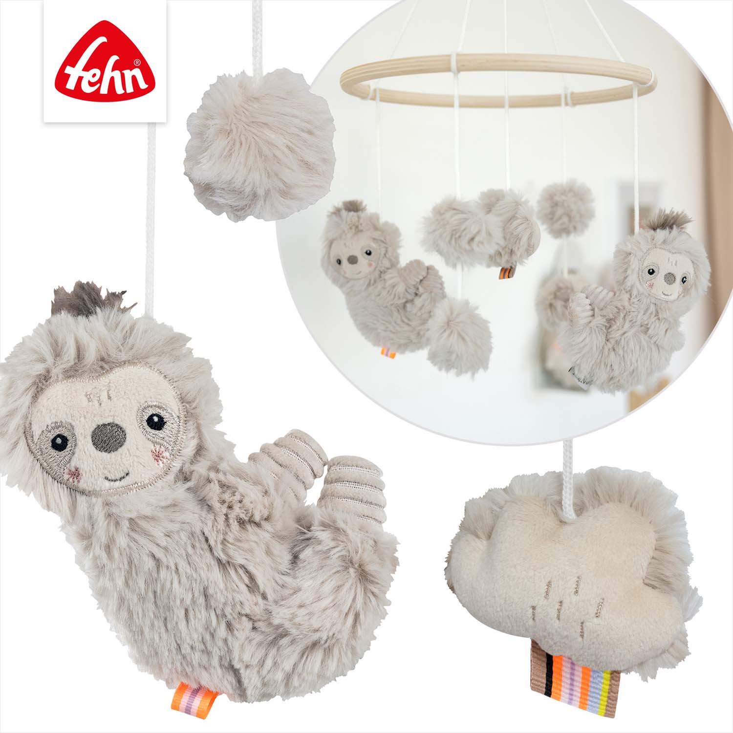 BABY FEHN Dřevěný kolotoč lenochod, Lazy