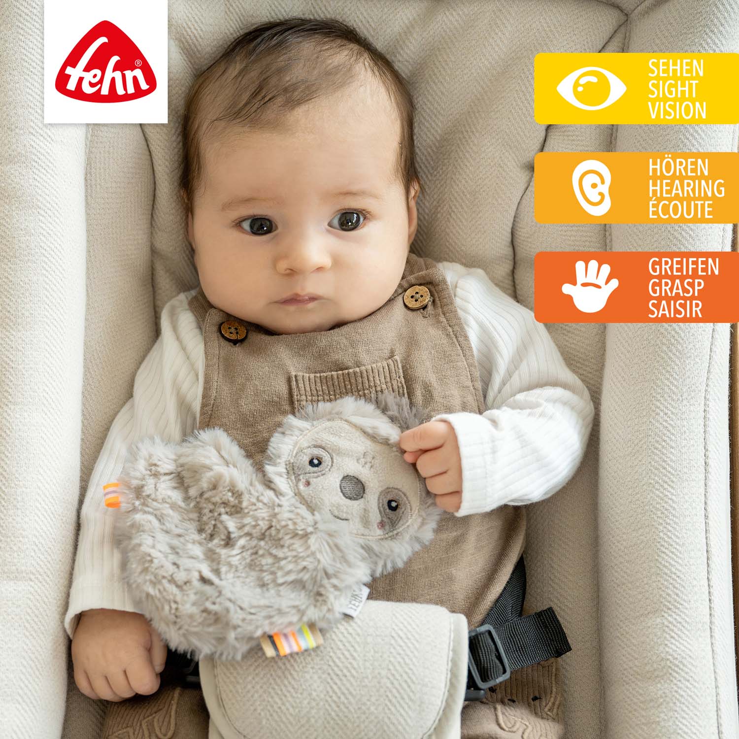 BABY FEHN Chrastítko lenochod, Lazy