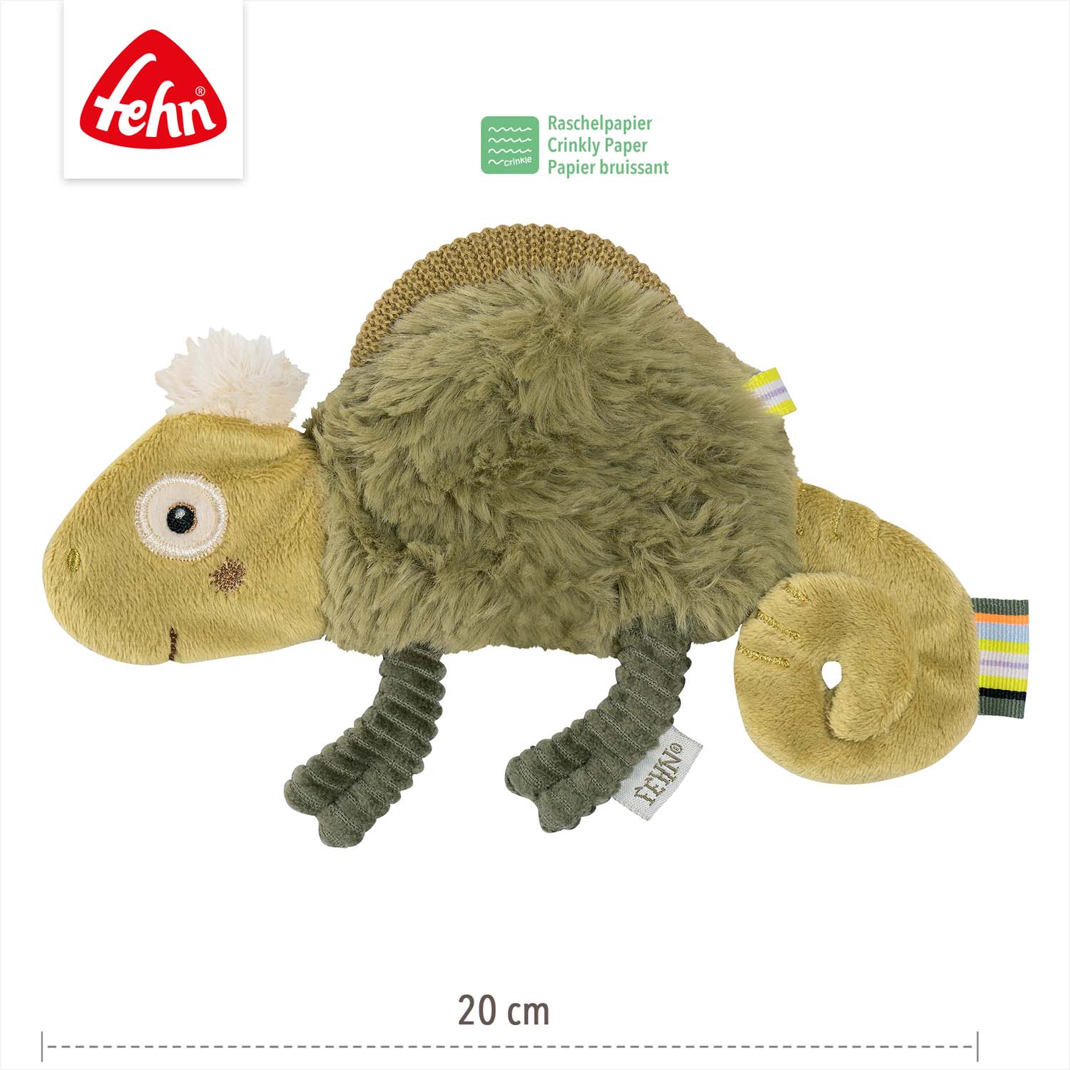 BABY FEHN Chrastítko chameleon, Crazy