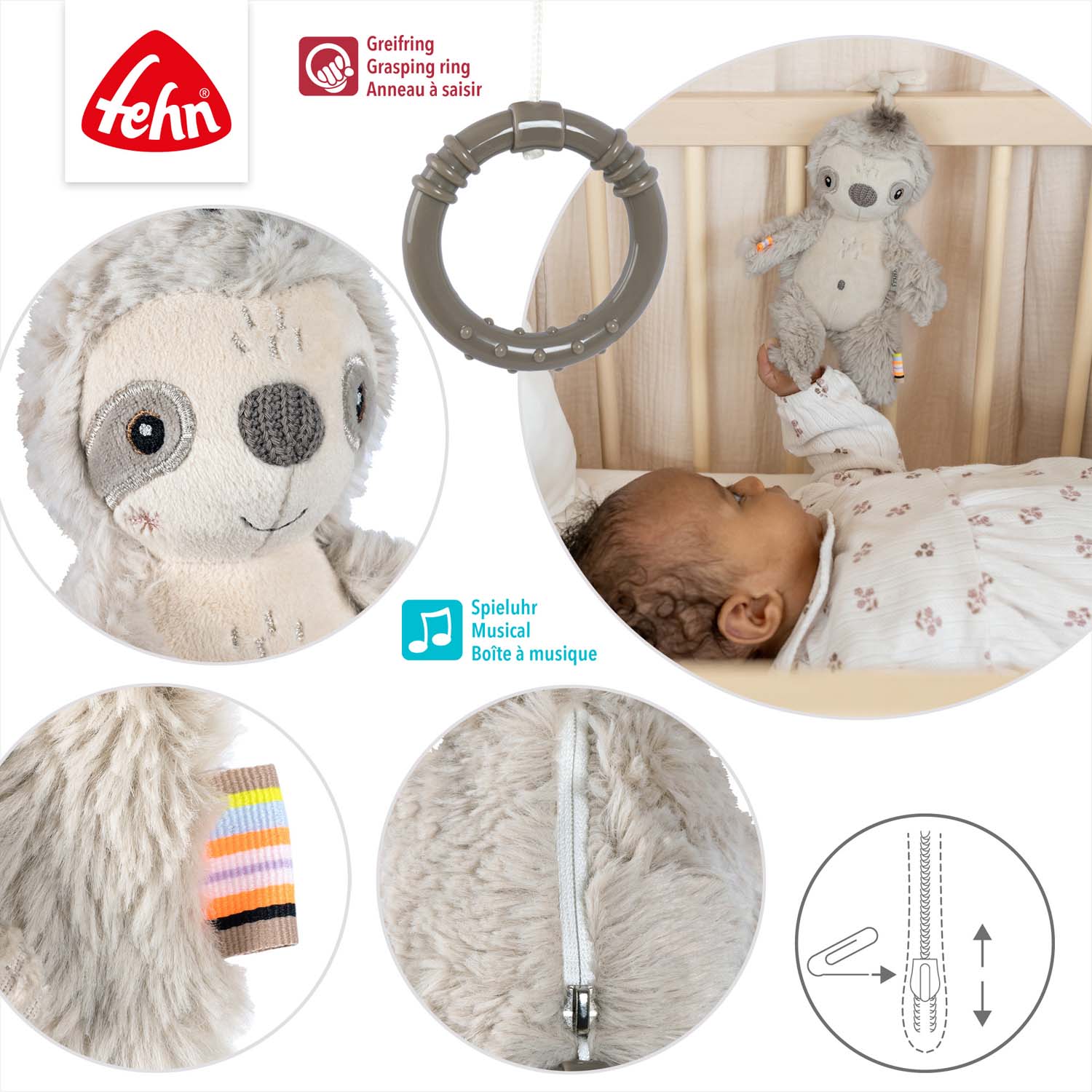 BABY FEHN Mini hrací lenochod, Lazy