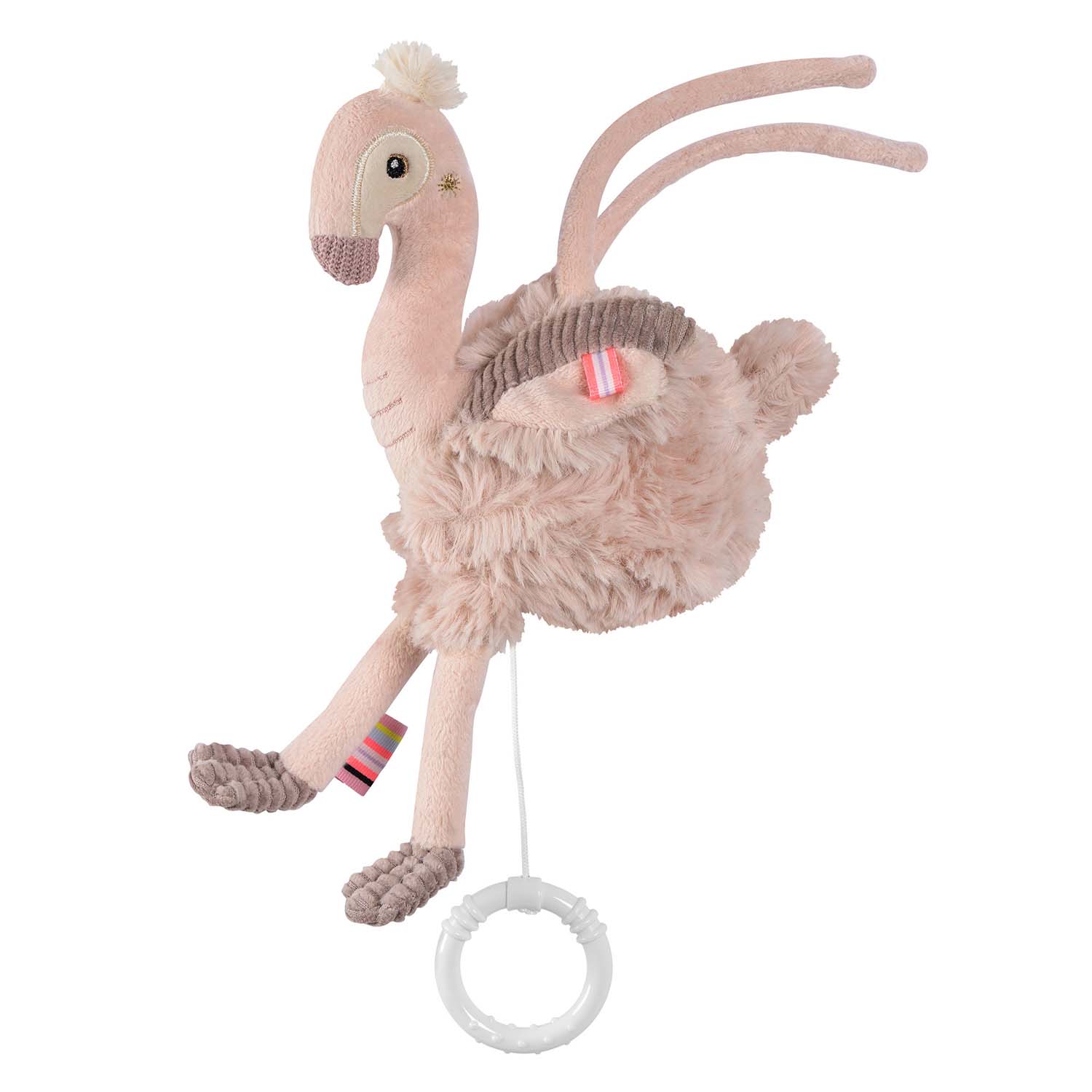 BABY FEHN Mini hrací plameňák, Pink