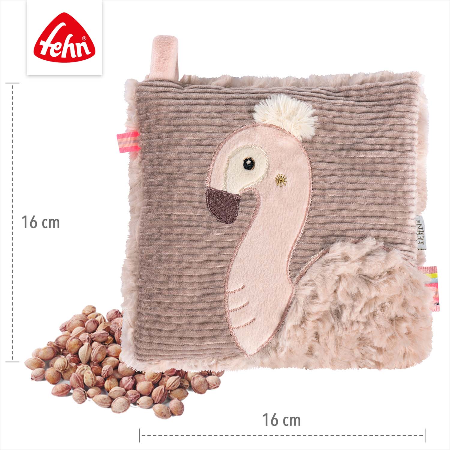 BABY FEHN Nahřívací polštářek plameňák, Pink