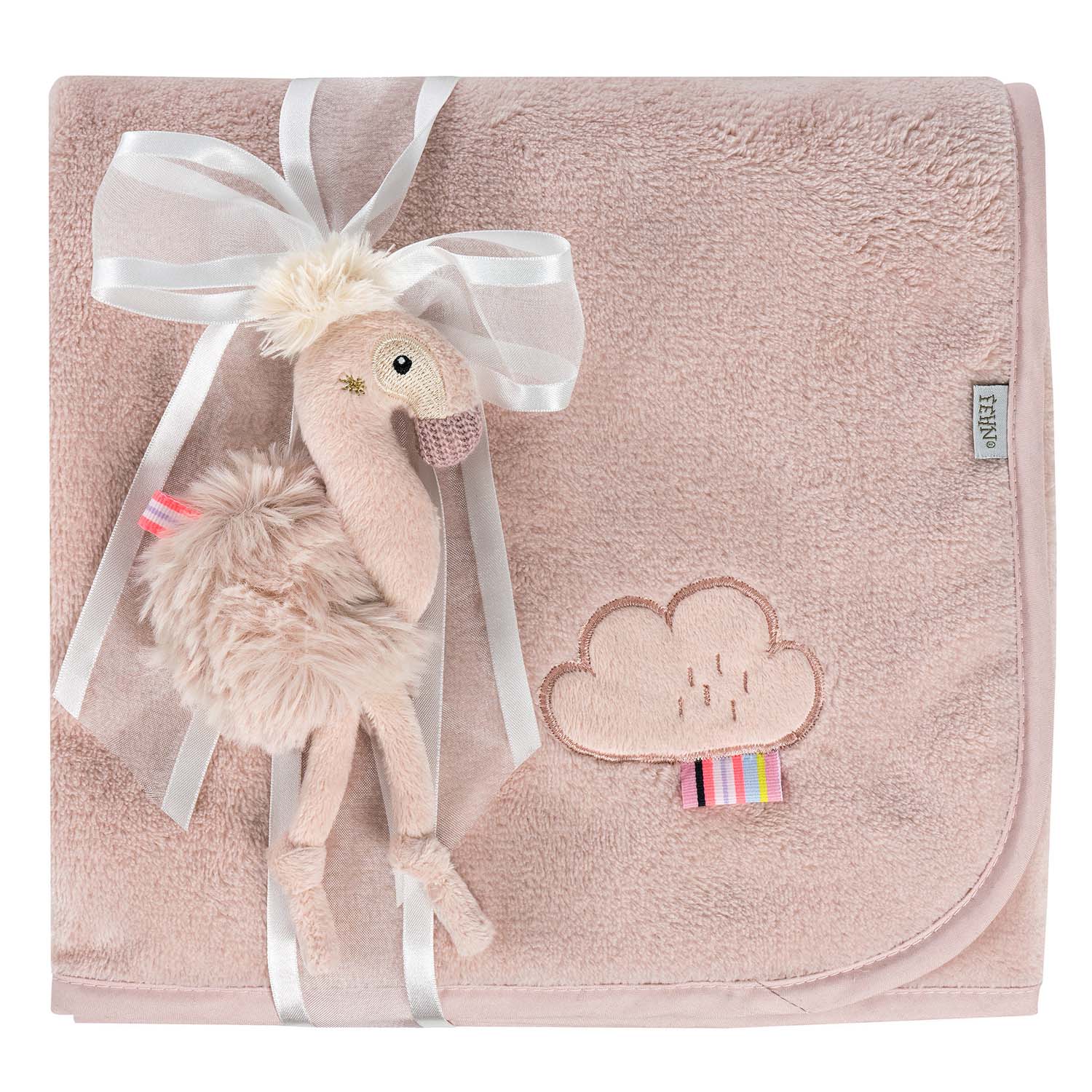 BABY FEHN Mazlící deka plameňák, Pink