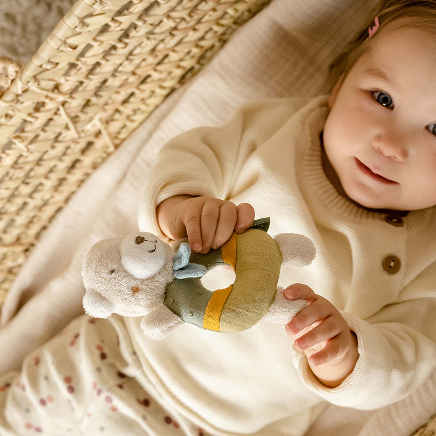 BABY FEHN Měkký kroužek medvěd, FehnNatur 3.0