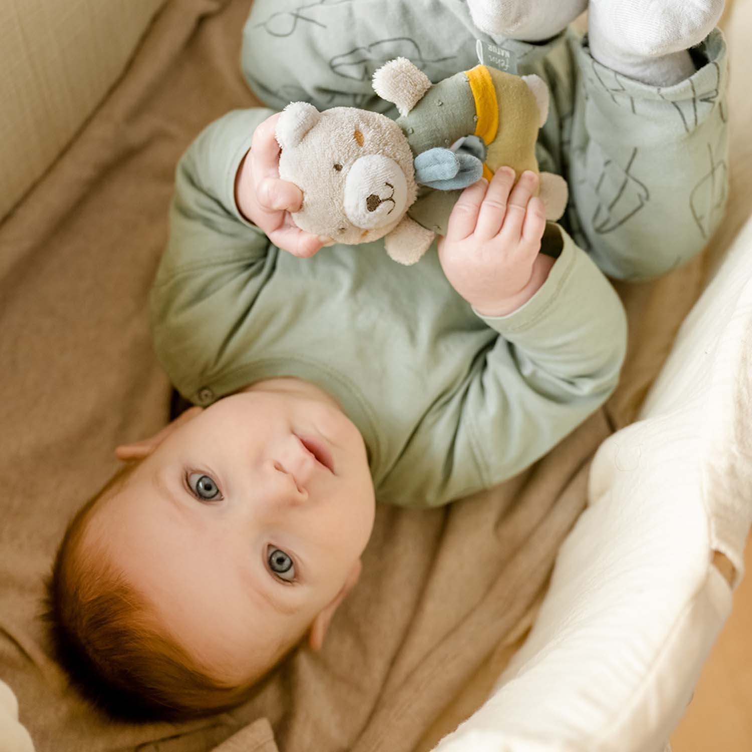 BABY FEHN Měkký kroužek medvěd, FehnNatur 3.0