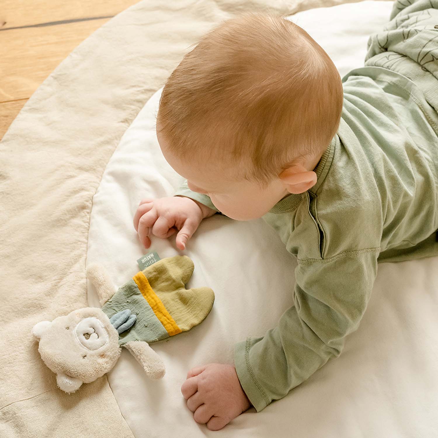 BABY FEHN Chrastítko medvěd, FehnNatur 3.0