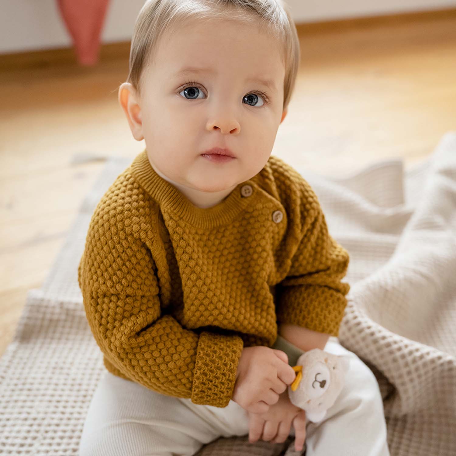 BABY FEHN Chrastící náramek ovečka, FehnNatur 3.0