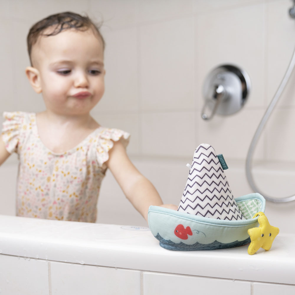 BABY FEHN Koupací loď maňásek na prsty, Splash Play
