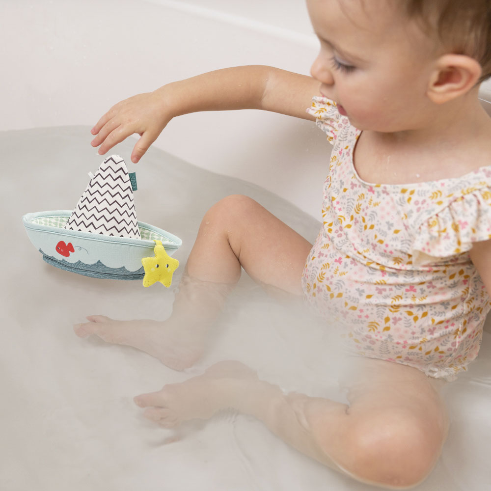 BABY FEHN Koupací loď maňásek na prsty, Splash Play