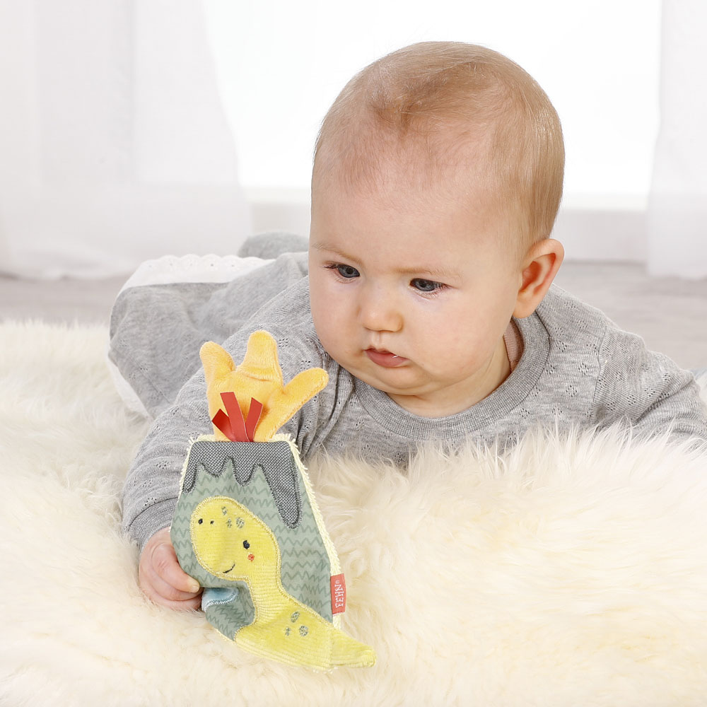 BABY FEHN Plyšová sopka, Happy Dino