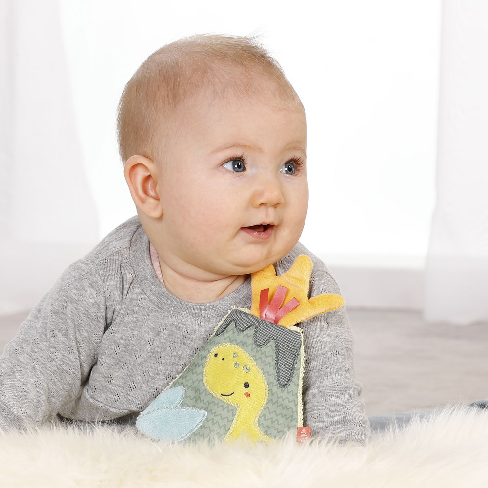 BABY FEHN Plyšová sopka, Happy Dino