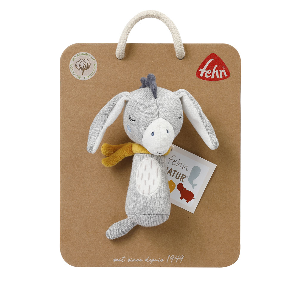 BABY FEHN Plyšová hračka oslík, FehnNatur 2.0