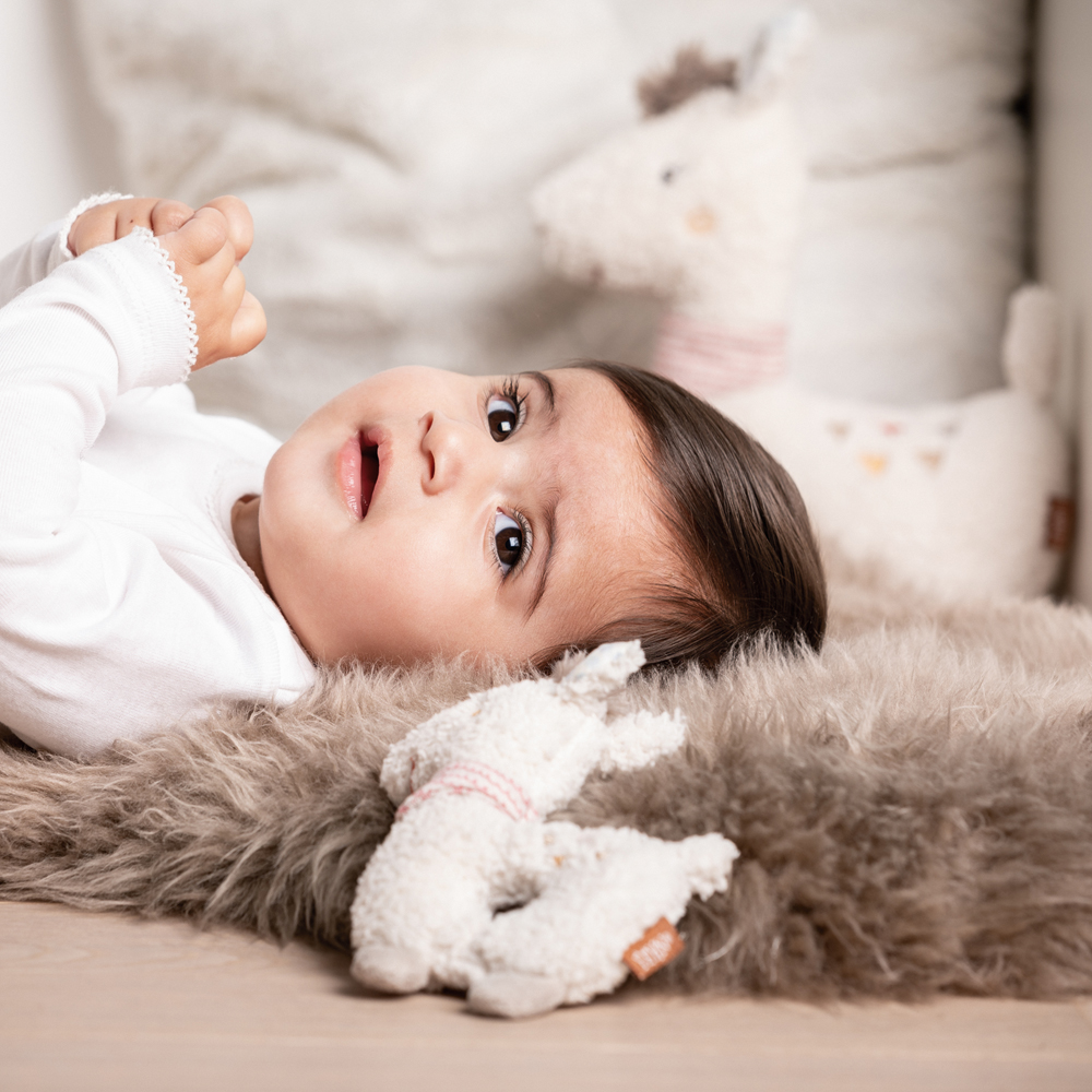 BABY FEHN Měkký kroužek lama, Peru