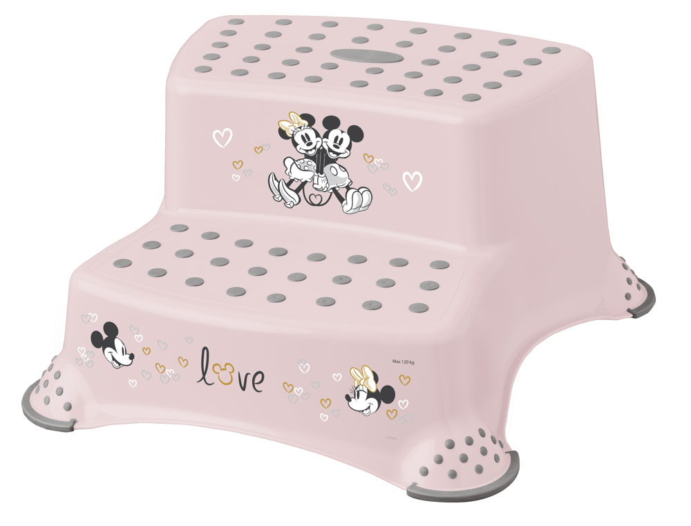 KEEEPER Dvojstupínek k WC/umyvadlu "Minnie", Růžová