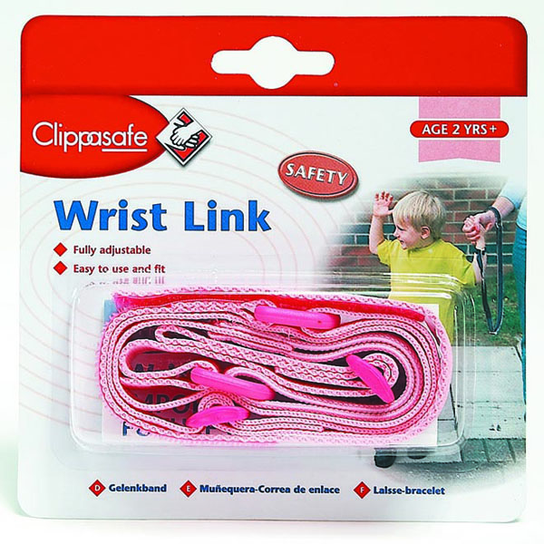 CLIPPASAFE Vodítko na ruku pro dítě, Pink