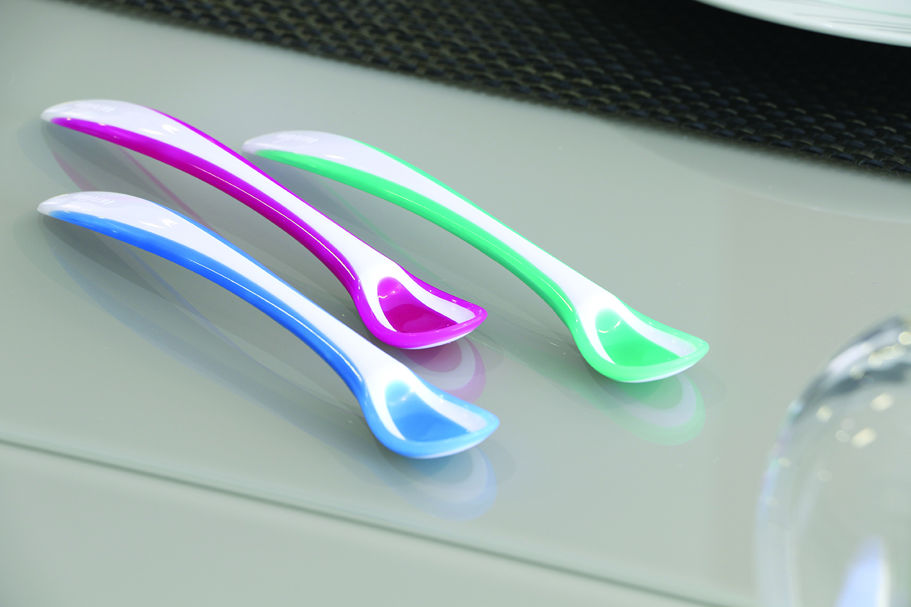 NUVITA Set 2ks termosenzitivních lžiček, Pink