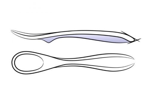 NUVITA Vidlička a lžička v krabičce, Pastel blue