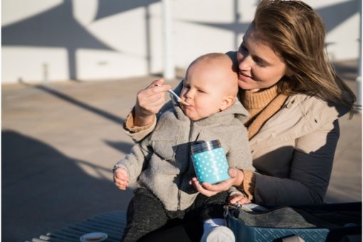 NUVITA Vidlička a lžička v krabičce, Pastel pink