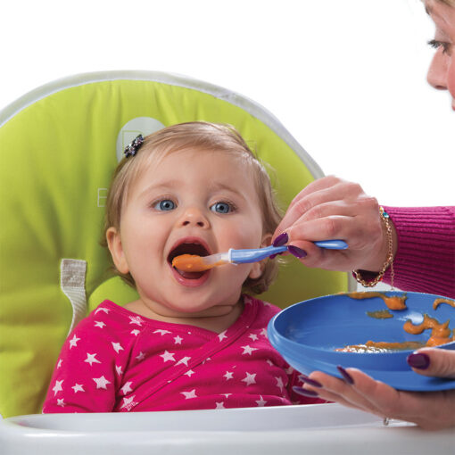 NUVITA Talíře se zvýšeným okrajem 2ks, Pastel green