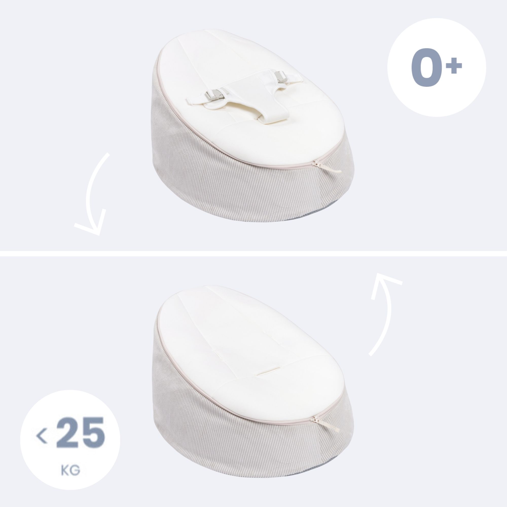 DOOMOO Doomoo Seat & Grow rostoucí sedací vak, Sand