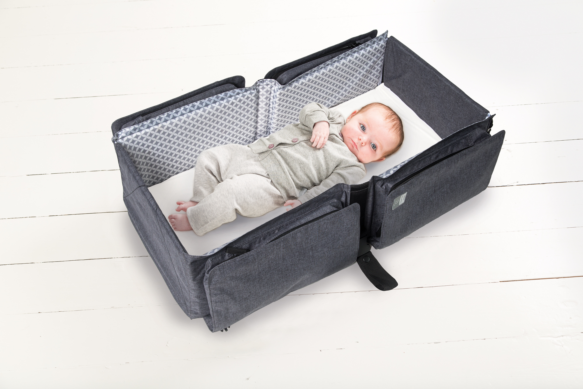DOOMOO Baby travel přebalovací a přenosná taška, Grey