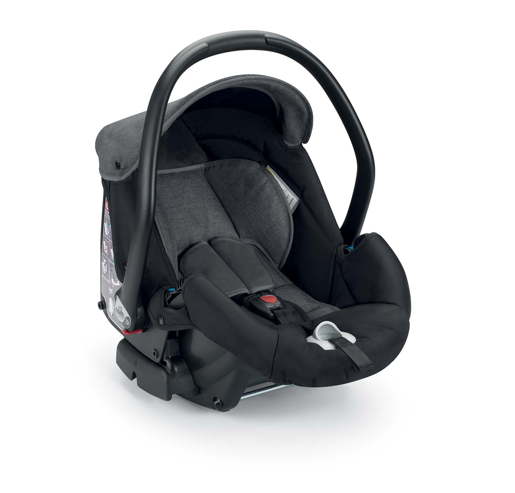 CAM Autosedačka Area Zero+ ke kočárku Techno, Black