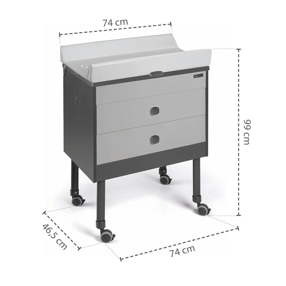 CAM Přebalovací komoda GROWI 2IN1, Col.C261
