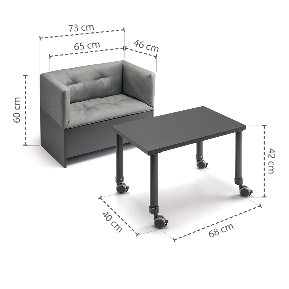 CAM Přebalovací komoda GROWI 2IN1, Col.C261