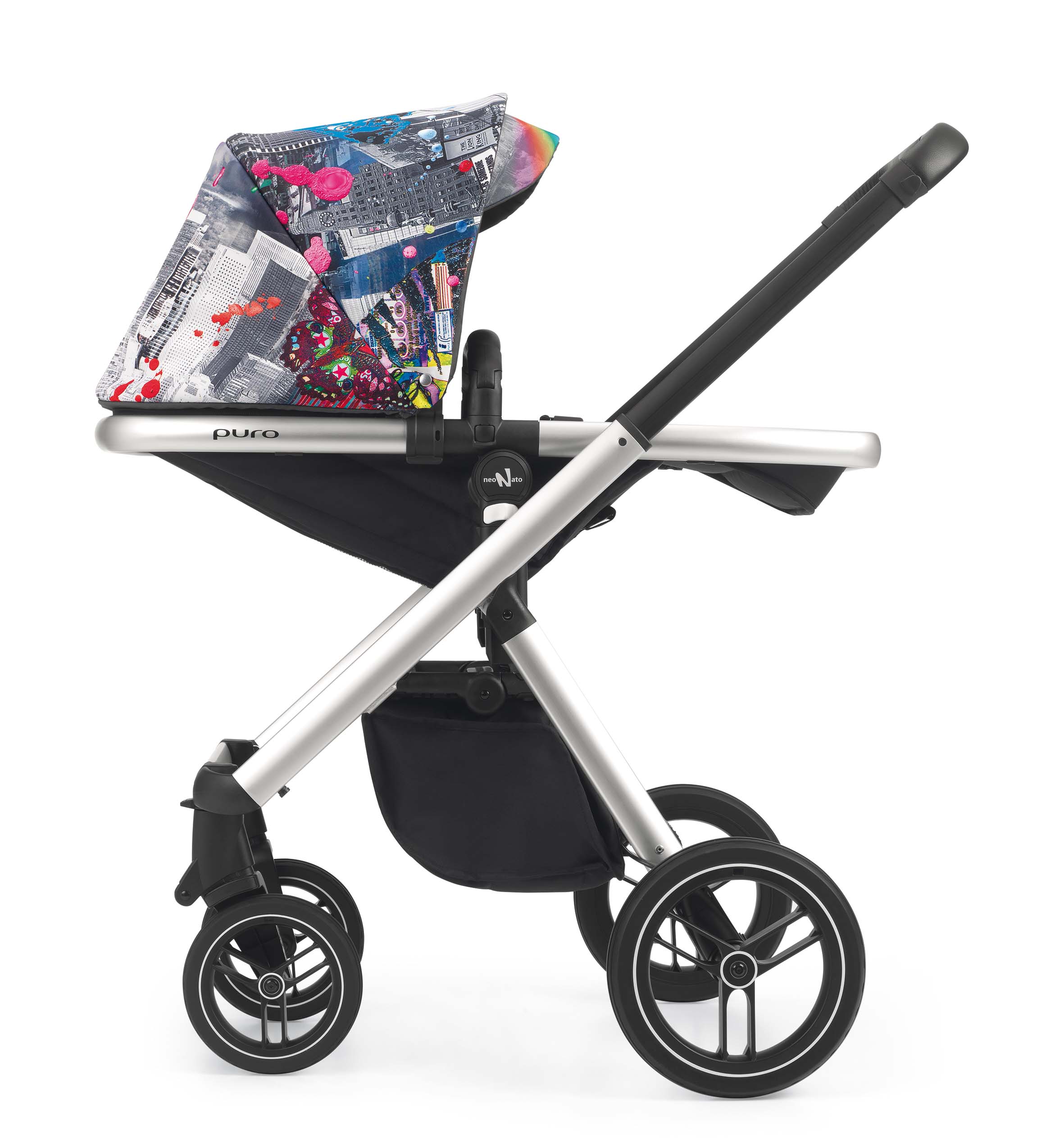 NEONATO Kočárek Puro NeoPop, Col.802 Dream Travel