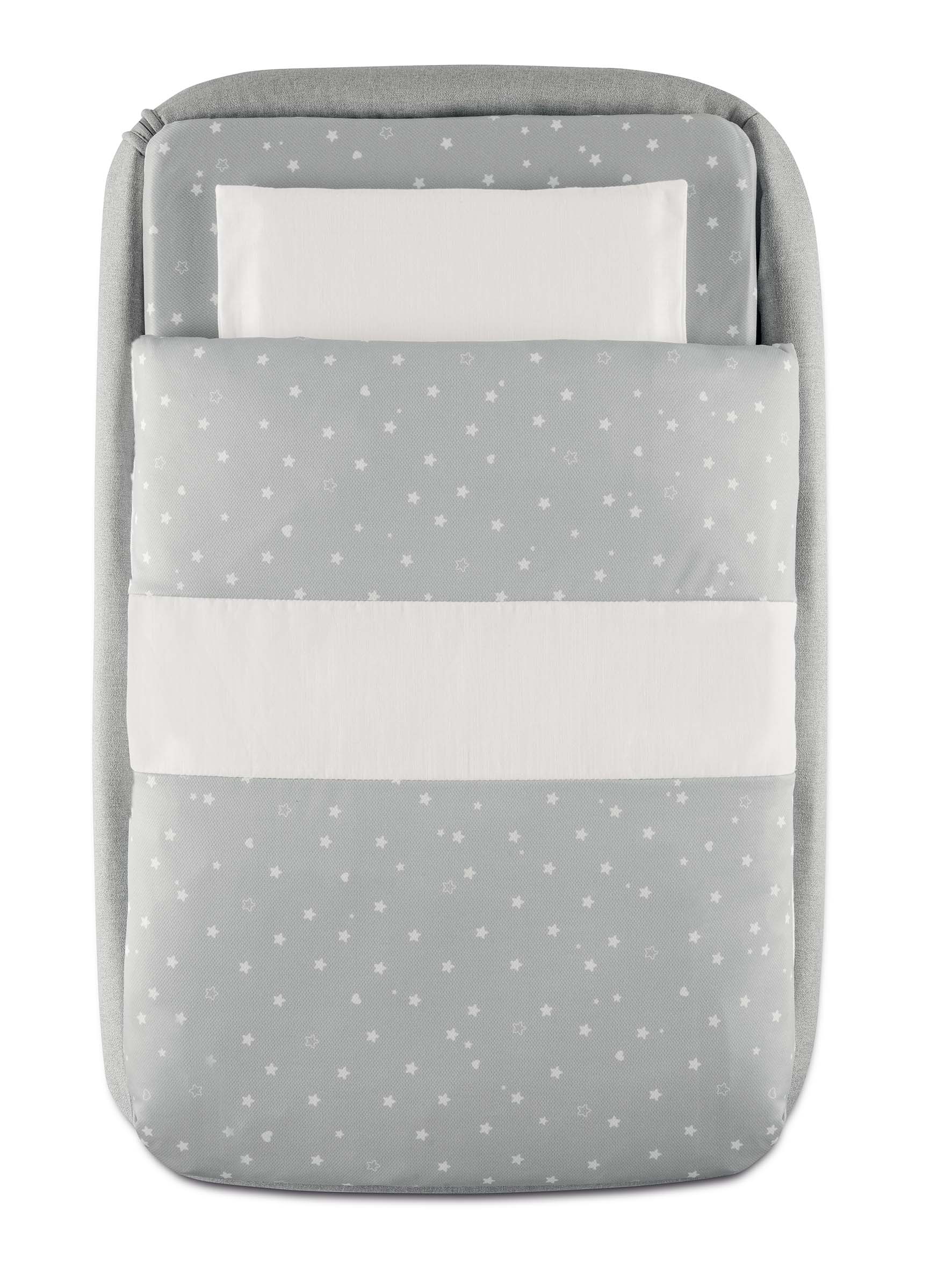 CAM Přístavná postýlka Sempreconte II + Sada povlečení, Col.160