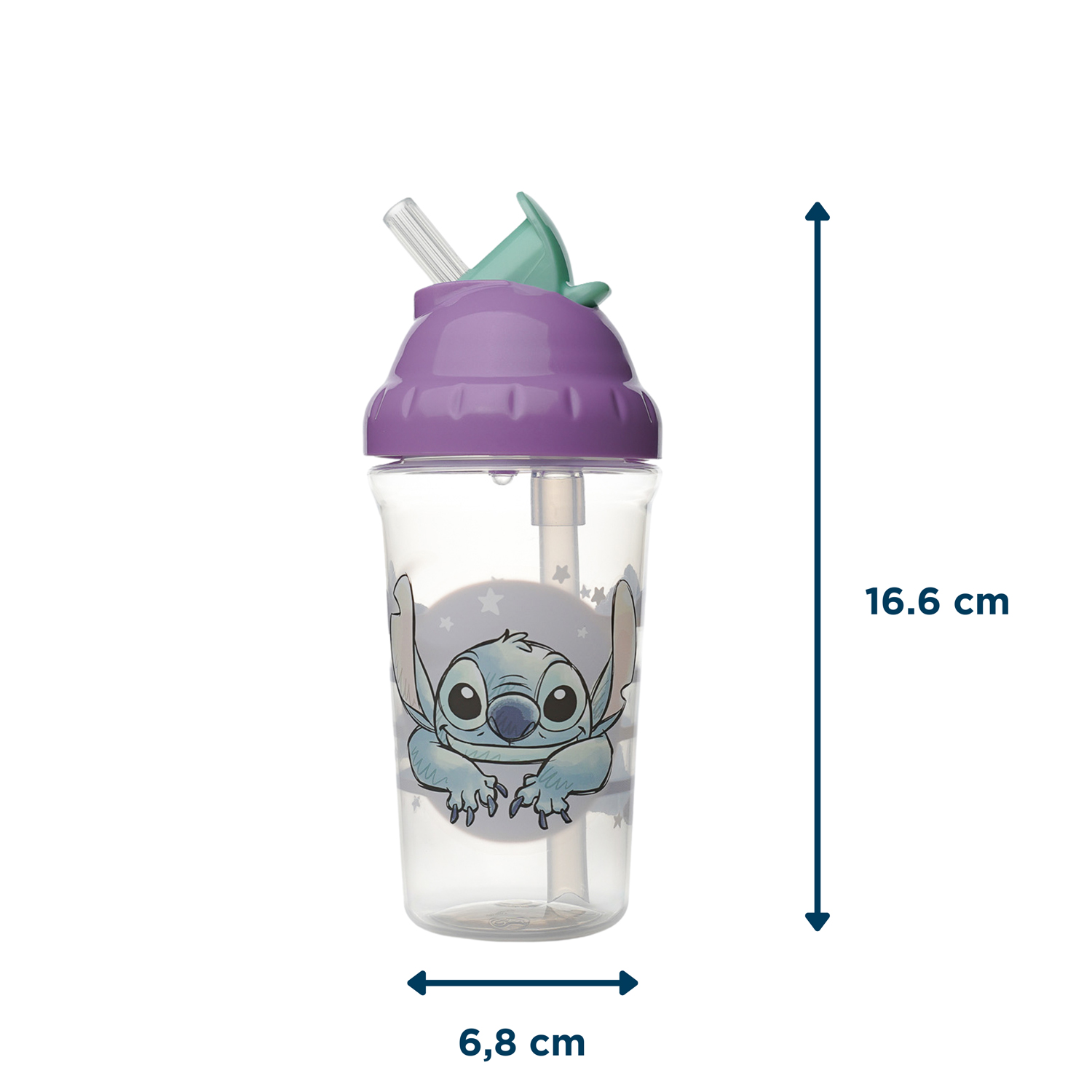 THERMOBABY Hrneček netekoucí s pítkem 295 ml, LILO & STITCH