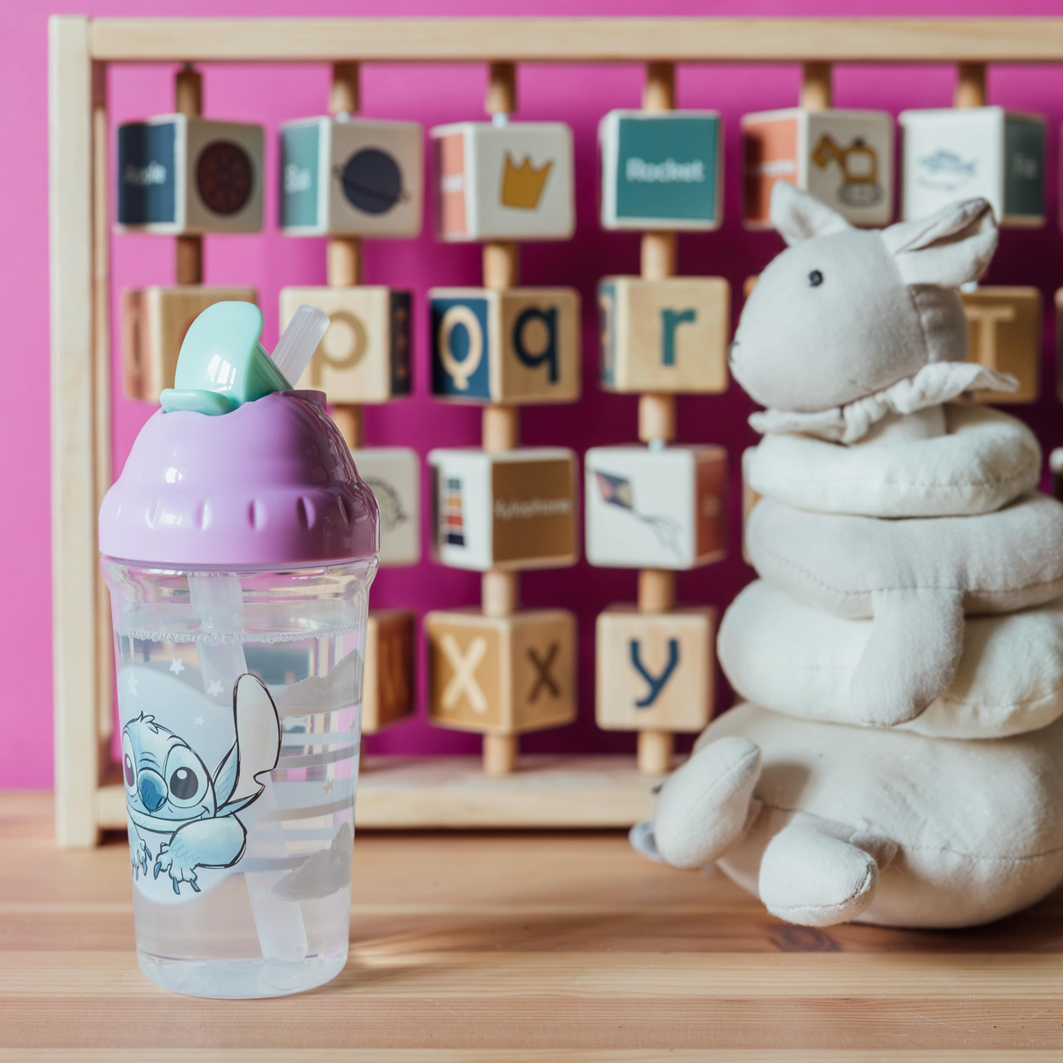 THERMOBABY Hrneček netekoucí s pítkem 295 ml, LILO & STITCH