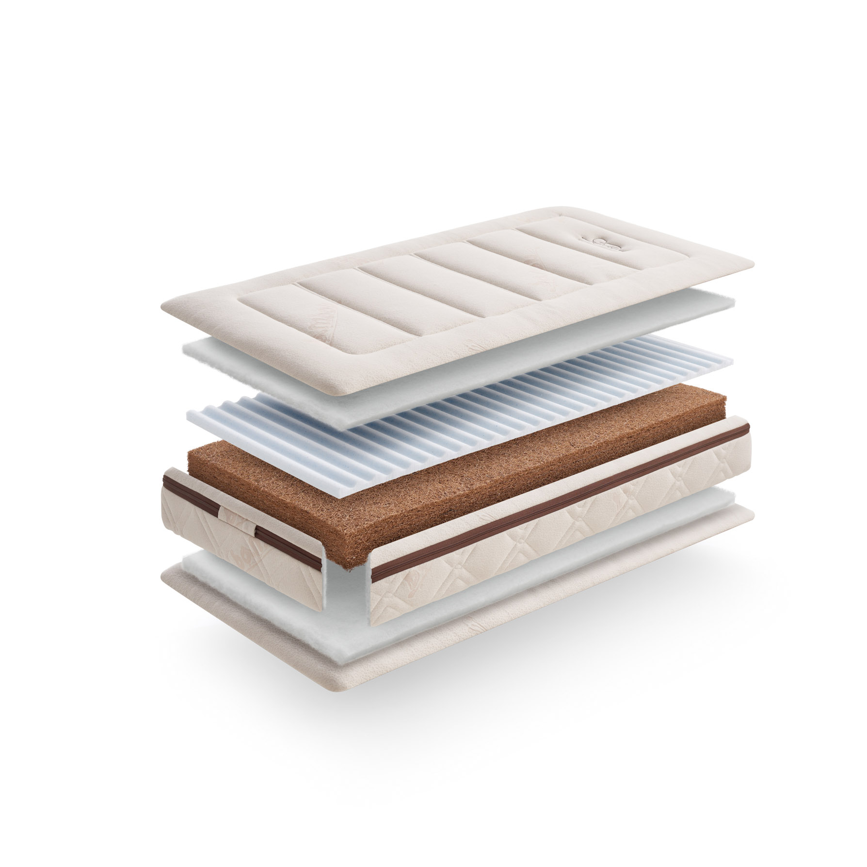 MYBABY MATTRESS Matrace Louis 120x60x12cm, Natural