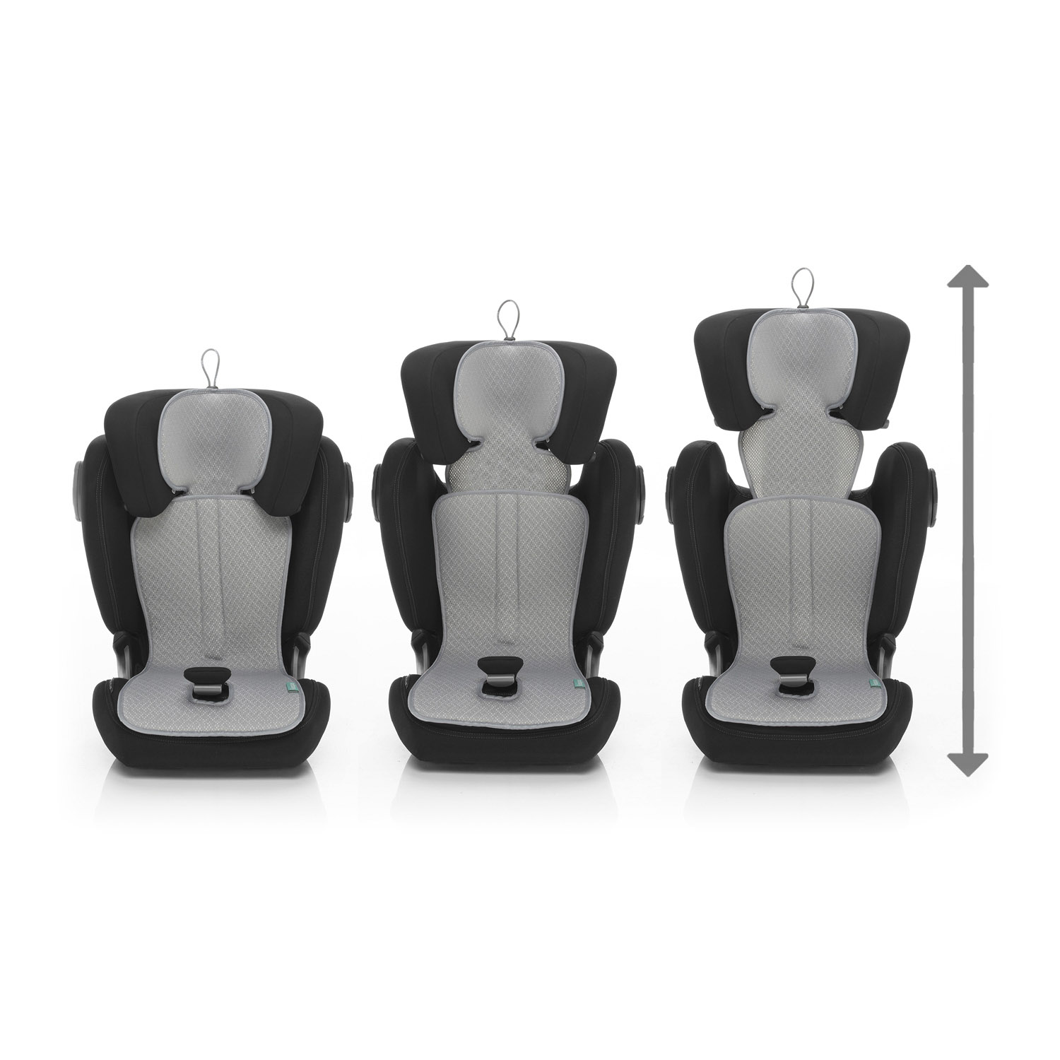 ZOPA Prodyšná podložka do autosedačky Breeze sk. 2/3, Ice Grey
