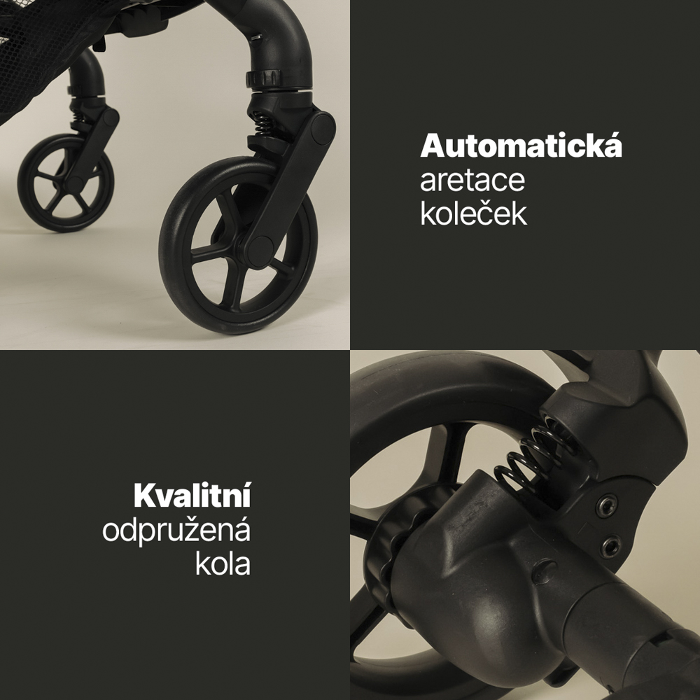 Sportovní kočárek Jet, Amber Brown